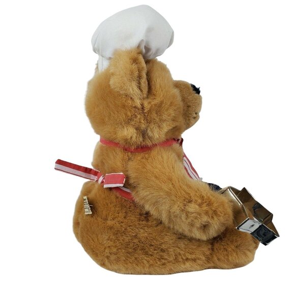 Vintage Applause Fabulous Baker Bear Spice 11 in Plush Christmas Cookie Cutter - Picture 4 of 12